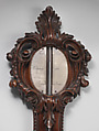 Torricellian barometer, Mahogany; mercury, British