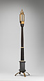 Portable barometer, Daniel Quare (British, 1647/49–1724), Walnut, gilt bronze, ivory; mercury, British, London