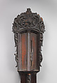 Torricellian barometer, Mahogany; mercury, British