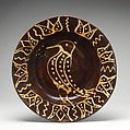 Dish, Slipware, probably British, Staffordshire