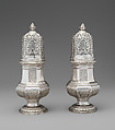 Sugar caster (one of a pair), Nicolas Besnier (French, 1686–1754, master 1714), Silver, French, Paris