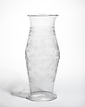 Hurricane glass (one of a pair), Glass, American or British
