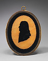 Medallion, Glass, wax, British