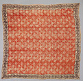 Man's handkerchief, Silk, Indian, for British market