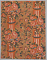 Pillar print textile, Cotton, British
