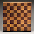 Box-board for chess and backgammon, Wood, British or German