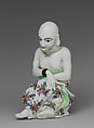 Buddhist Ascetic, Chantilly (French), Tin-glazed soft-paste porcelain, French, Chantilly