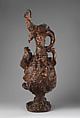 Decorative ewer, Carved alder wood, probably Flemish