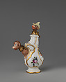 Monkeys within vase, Chelsea Porcelain Manufactory (British, 1745–1784, Red Anchor Period, ca. 1753–58), Soft-paste porcelain, British, Chelsea