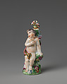 Cupid with key, Chelsea Porcelain Manufactory (British, 1745–1784, Gold Anchor Period, 1759–69), Soft-paste porcelain, British, Chelsea