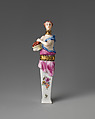 Female term figure, Saint James&#39;s Factory (British, ca. 1748/49–1760), Soft-paste porcelain, British, London