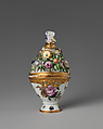 Scent bottle and box, Saint James&#39;s Factory (British, ca. 1748/49–1760), Soft-paste porcelain, British, London