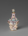 Scent bottle, Saint James&#39;s Factory (British, ca. 1748/49–1760), Soft-paste porcelain, British, London