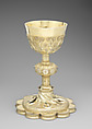 Chalice à soleil, Gilded silver, French, Paris