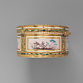 Snuffbox with portrait of a man, probably Prinz Karl von Sachsen (1733–1796), Jean-Joseph Barrière (French, apprenticed 1750, master 1763, active 1793), Gold, enamel, ivory, glass, French, Paris