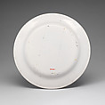 Plate with a scene from Métamorphoses du Jour (plate 3), Creil (French, 1797–1895), Glazed earthenware with transfer-printed decoration, French, Creil