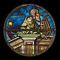 The Prophet Moses, Valentin Bousch (French, active 1514–41, died 1541), Stained glass, French, Lorraine, Metz