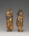 Saint John, Possibly Workshop of Neroccio de' Landi (Italian, Siena 1447–1500 Siena), Bronze, partially fire-gilt, Italian, Siena