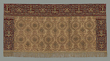 Altar frontal, Silk and metal thread, Italian