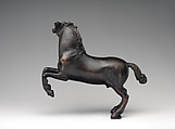 Rearing horse, Possibly by Severo Calzetta da Ravenna (Italian, active by 1496, died before 1543), Bronze, Italian, Padua or Ravenna