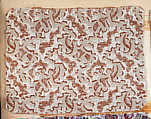 Textile Sample Book, Woven wool and silk fabrics on paper, French, Lyons