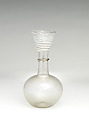 Bottle, Glass, Spanish, Catalonia or Italian, Venice (Murano)