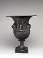 Borghese vase, Giovanni Zoffoli (Italian, ca. 1745–1805), Bronze, Italian, Rome