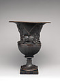 Borghese vase, Giovanni Zoffoli (Italian, ca. 1745–1805), Bronze, Italian, Rome