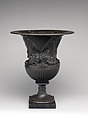 Borghese vase, Giovanni Zoffoli (Italian, ca. 1745–1805), Bronze, Italian, Rome
