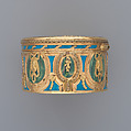 Snuffbox, Jean-Joseph Barrière (French, apprenticed 1750, master 1763, active 1793), Gold, enamel, French, Paris
