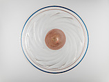 Plateau, Glass, enamelled and gilt, Italian, Venice (Murano)