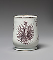 Mug, Bow Porcelain Factory (British, 1747–1776), Soft-paste porcelain, British, Bow, London