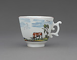Teacup, Chelsea Porcelain Manufactory (British, 1744–1784), Soft-paste porcelain, British, Chelsea
