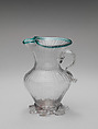 Jug, Glass, Italian, Venice or French