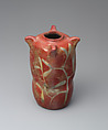 Vase with mistletoe, Desmant (French), Glazed earthenware, French