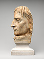 Profile head of Napoleon, Pierre Jean David d'Angers (French, Angers 1788–1856 Paris), Patinated plaster, French