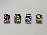 Capture of Christ, Silver, lampworked glass, enamel, gold, German, Augsburg or Nuremberg