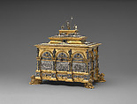 Casket, Probably workshop of Wenzel Jamnitzer (German, Vienna 1507/8–1585 Nuremberg), Gilded yellow metal, silver, German, possibly Hamburg