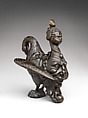 Aeolipile (Steamblower), Bronze with dark patina, silver, Southern German, Augsburg or Bohemian, Prague
