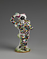 Harlequin, Chelsea Porcelain Manufactory (British, 1744–1784), Soft-paste porcelain, British, Chelsea