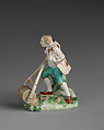 Gardener, Derby Porcelain Manufactory (British, Chelsea-Derby period, 1769–1784), Soft-paste porcelain, British, Chelsea-Derby