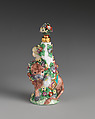 Cupid on a lion, Chelsea Porcelain Manufactory (British, 1745–1784, Gold Anchor Period, 1759–69), Soft-paste porcelain, British, Chelsea