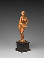 Lucretia, Daniel Mauch (1477–1540), Boxwood (Buxus sempervirens); pedestal: various pieces of dark colored wood, including pieces of ebony (Diospyros sp.), German