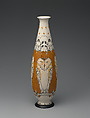 Vase with owls, Plateelfabriek Purmerend, Glazed earthenware, Dutch, Purmerend
