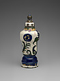 Covered vase, T.A.C. Colenbrander (Dutch, Doesburg 1841–1930 Lagg-Keppel), Glazed earthenware, Dutch, The Hague