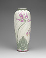 Vase, Edward Colonna (German, Mulheim an der Ruhr 1862–1948 Nice), Hard-paste porcelain with colored slip decoration, French, Limoges
