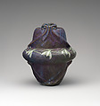 Vase with snowdrops, Henri-Léon Charles Robalbhen (French, Joinville-le-Pont 1862–1906 Valmondois), Glazed earthenware, French, Paris