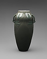 Vase with waterlilies, Theo Schmutz-Baudiss (German), Glazed porcelain, German, Munich