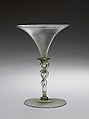 Wineglass, Glass, Italian, Venice (Murano)