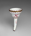Wine funnel, Enamel on copper, British, possibly Birmingham